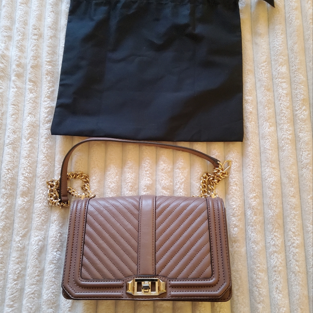 Rebecca Minkoff Love Taupe Crossbody